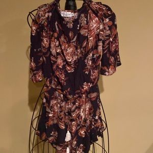 Nectar clothing, floral romper super cute